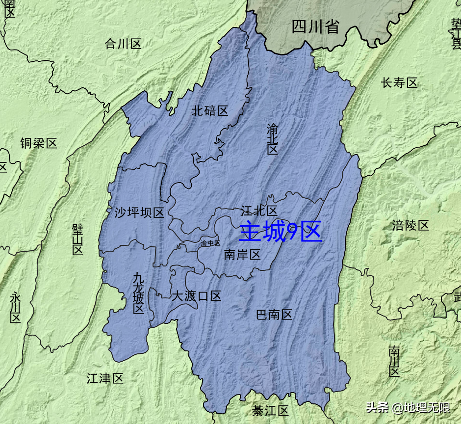 重庆市实用地图收藏版
