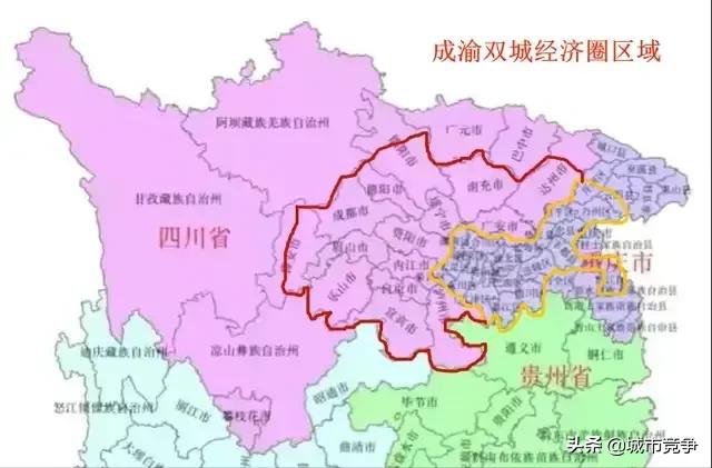 四川培育出来的成都重庆与广东的广州深圳一样都是超大城市