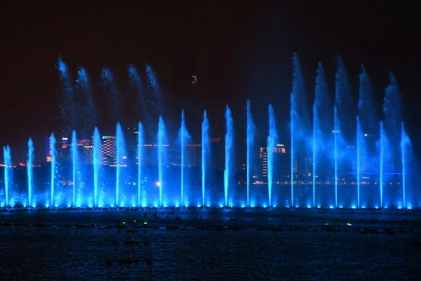 苏州湾阅湖台音乐喷泉开放时间2022