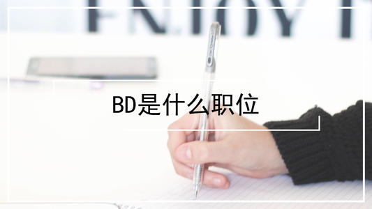 bd什么意思 bd主要工作内容插图3 bd什么意思 bd主要工作内容