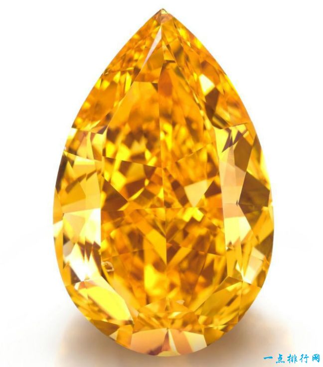 世界十大最贵的珠宝首饰：橙色钻石 3600万美元