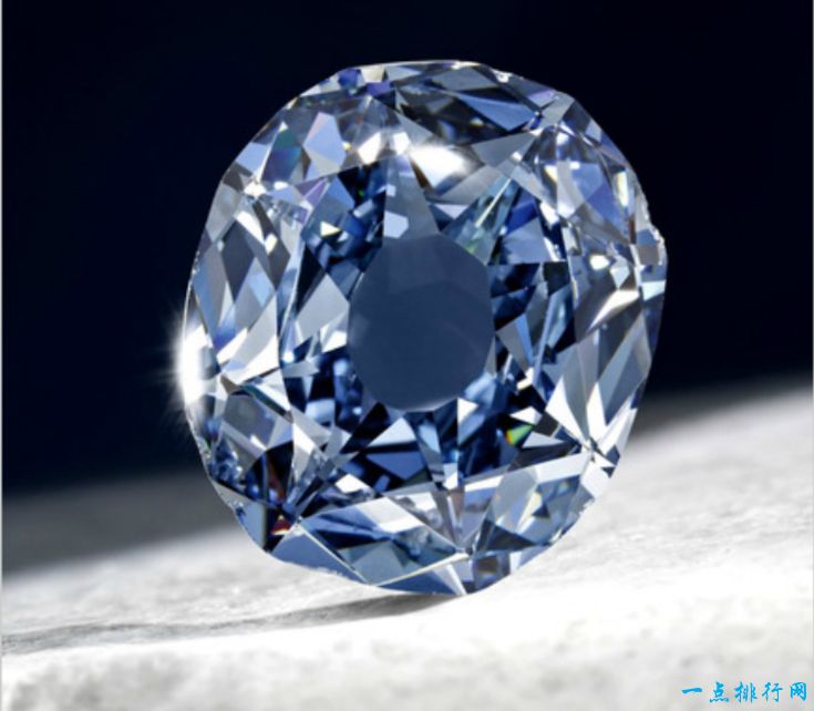 世界十大最贵的珠宝首饰：维特尔斯巴赫蓝钻 2430万美元