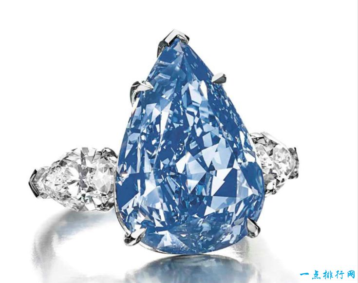 世界十大最贵的珠宝首饰：海瑞温斯顿蓝宝石 2380万美元