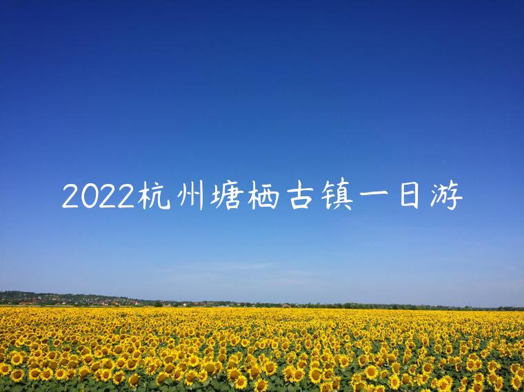 2022杭州塘栖古镇一日游（附游玩路线推荐）